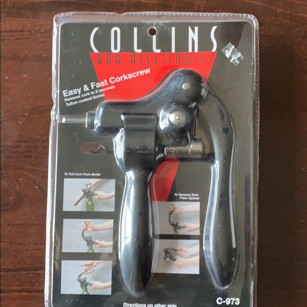 Collins Bar Accessories Corkscrew